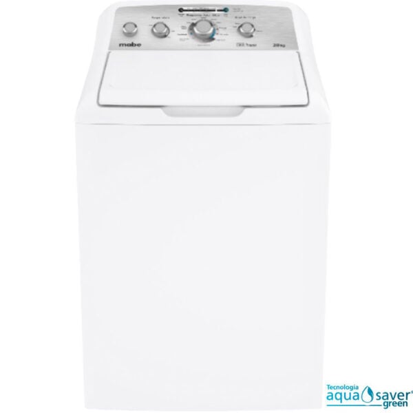 Lma70214cbab0 1 mabe lavadora con agitador 20kg blanca frente Jpg
