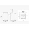 Lavadora de 38 libras Samsung WA17CG6441BWAP