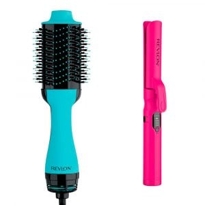 Combo one step cepillo+plancha revlon 6