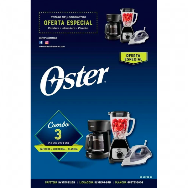 Combo de electrodomésticos oster