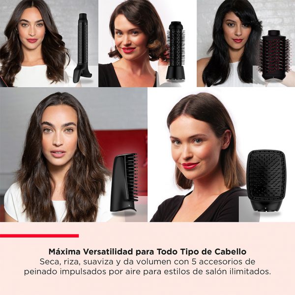 Kit one step blow dry multi air styler 5 en 1 revlon 7