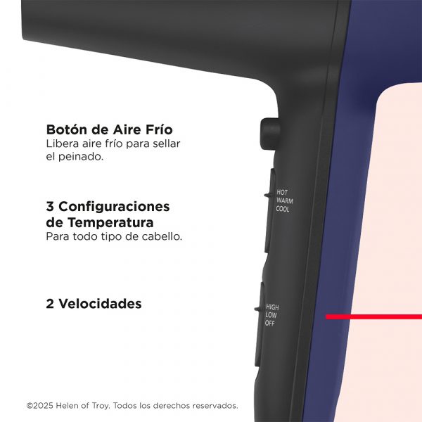 Secadora de cabello essential perfect revlon 3
