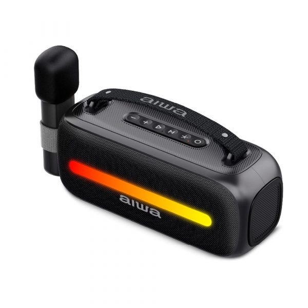Bocina portátil bluetooth 12w aiwa awss40bt
