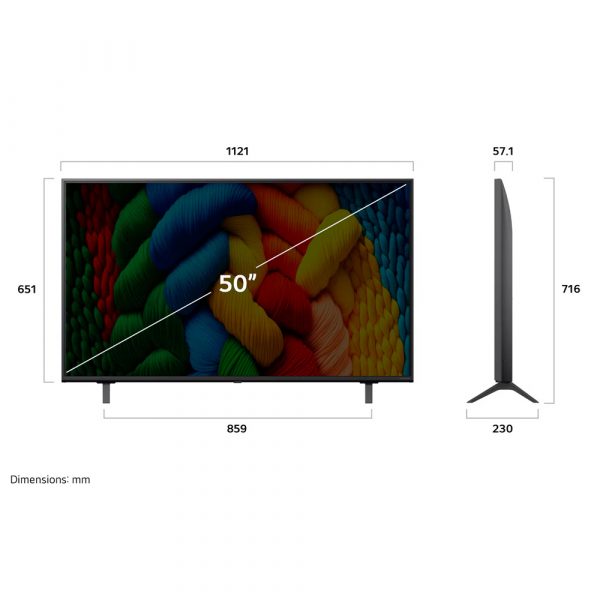 Tv de 50 pulgadas lg 50nano80asa agencias way
