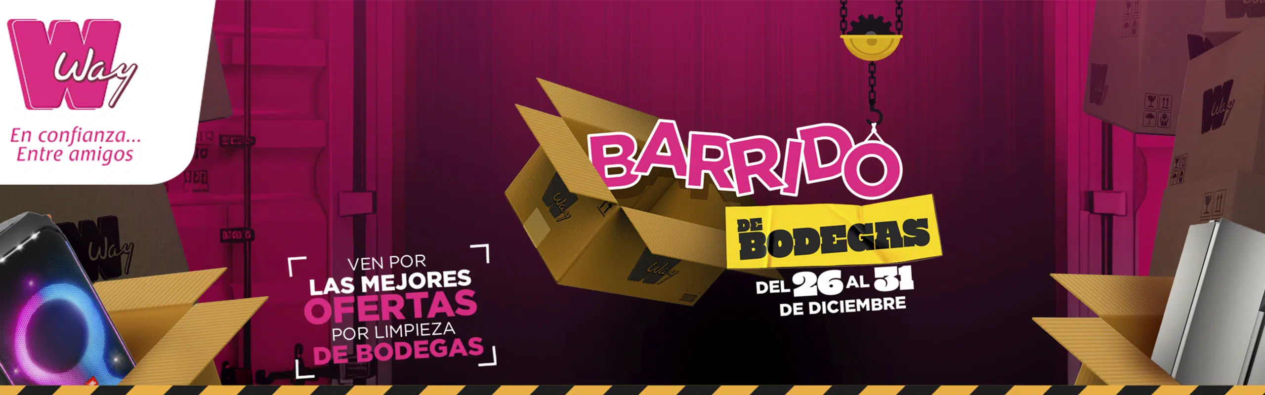 Banner barrido de bodegas way 2560x800