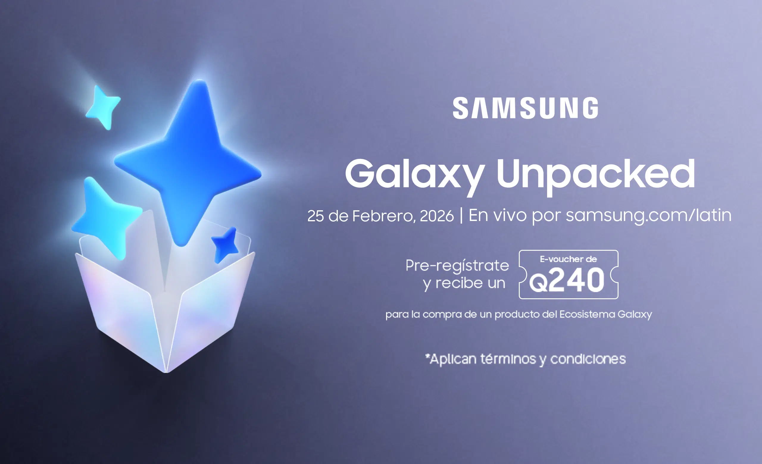 Banner para web way samsung unpacked cel