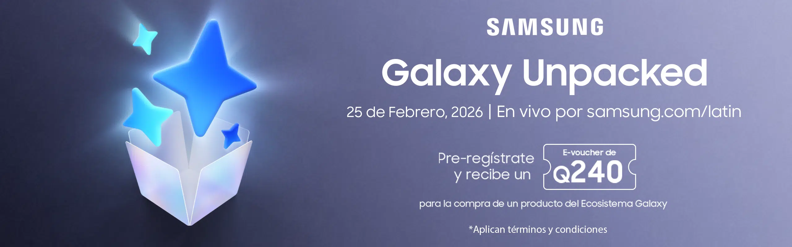 Banner para web way samsung unpacked nuevo