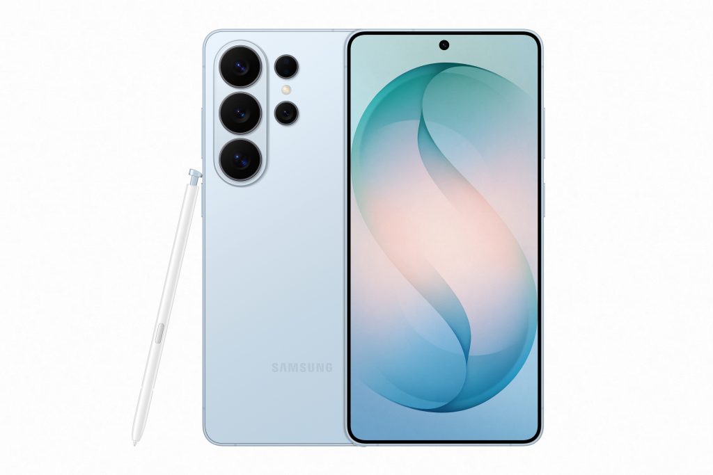 019 galaxy s26ultra skyblue front back spen