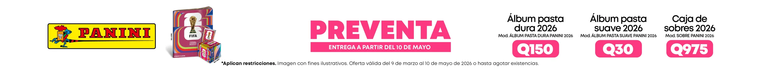 Banner album panini way