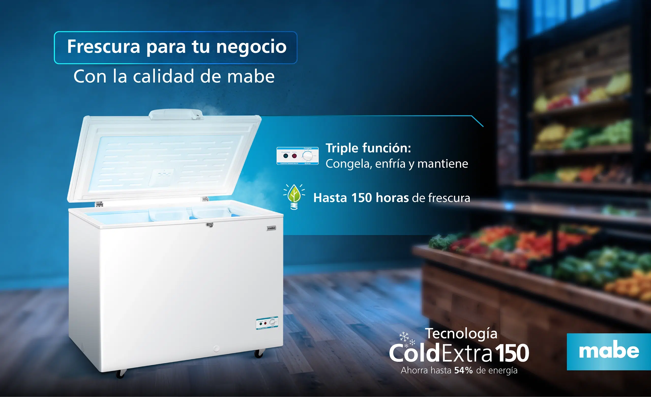 Banner principal mabe congeladores cel