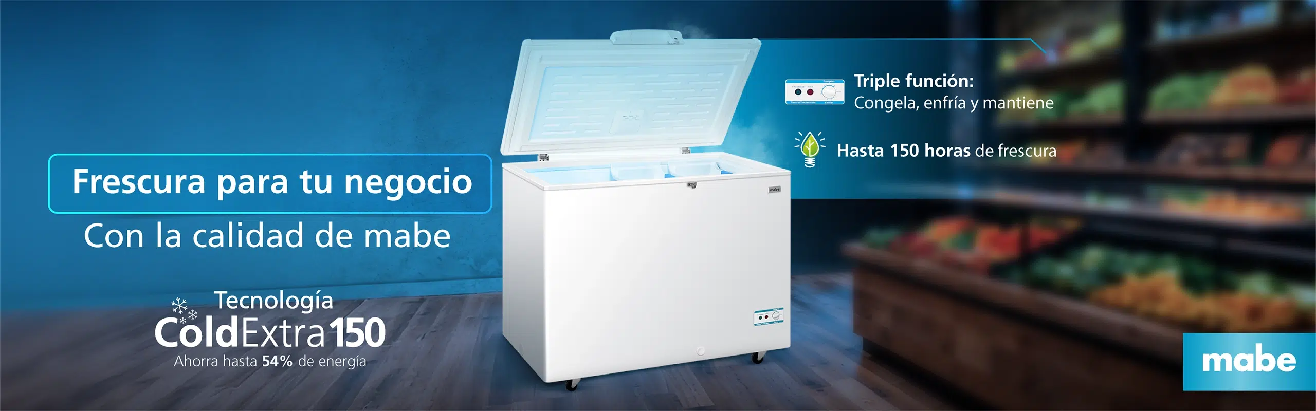 Banner principal mabe congeladores